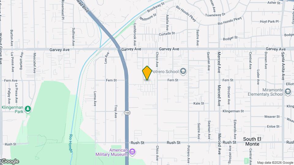 2540 Everly St Map and Location Details