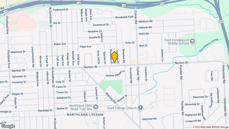 2096 Norton St Map and Location Details