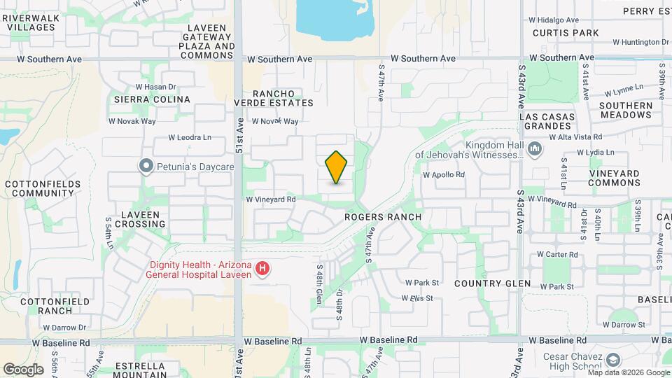 4804 W St Kateri Dr Map and Location Details
