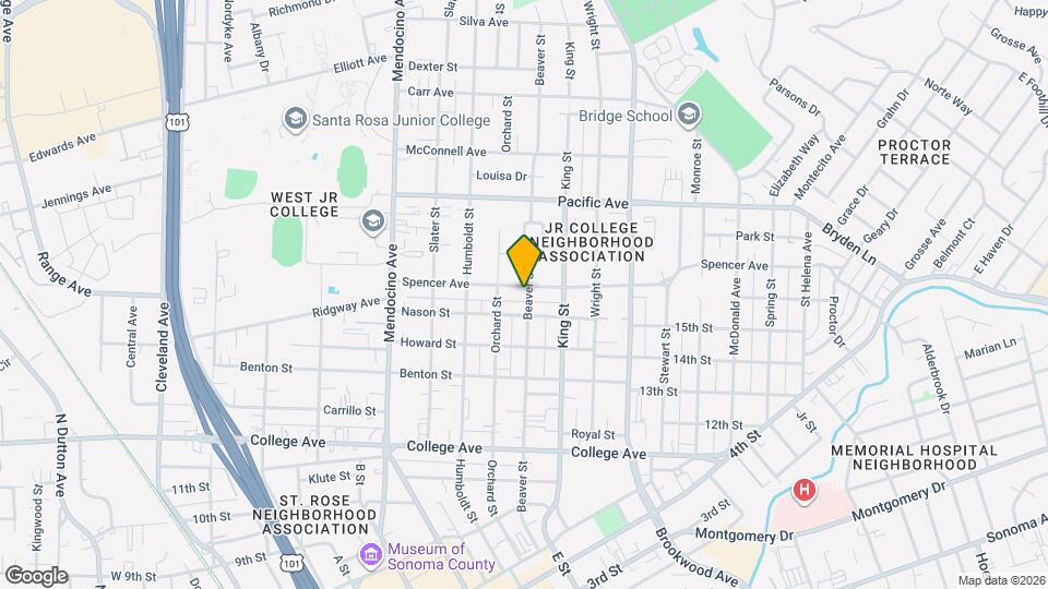 824 Spencer Ave, Unit Apt 2 Mapa y Detalles de la Ubicación