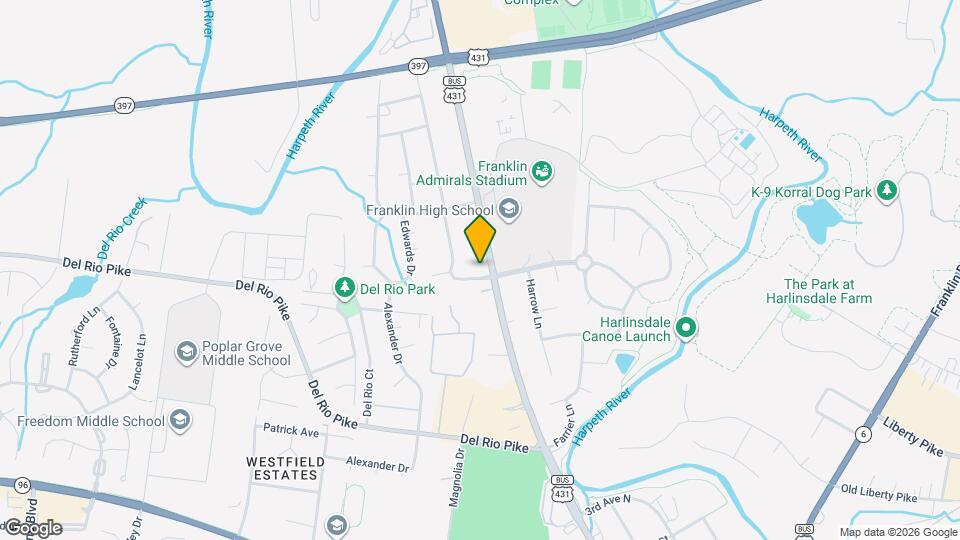 715 Hillsboro Rd Map and Location Details