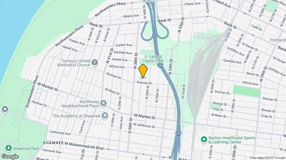 203 N 37th St Map and Location Details