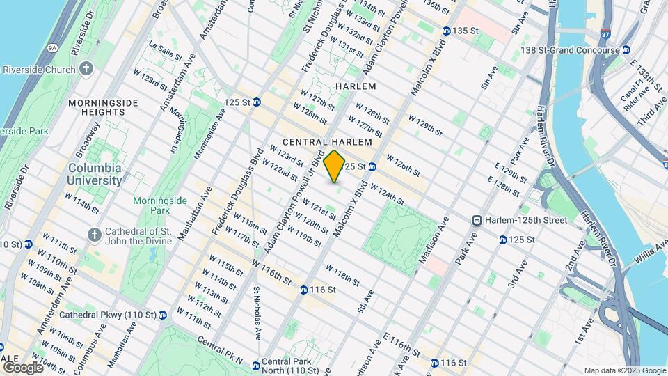 124 W 123rd St Mapa y Detalles de la Ubicación
