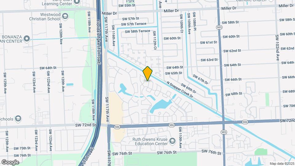 6516 SW 113th Ct Map and Location Details