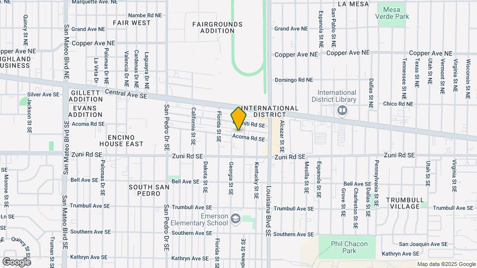 6809 Acoma SE Map and Location Details