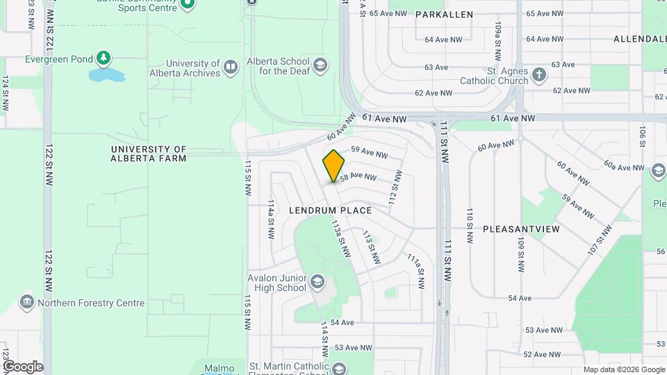 11315-11358 58 Ave NW Map and Location Details