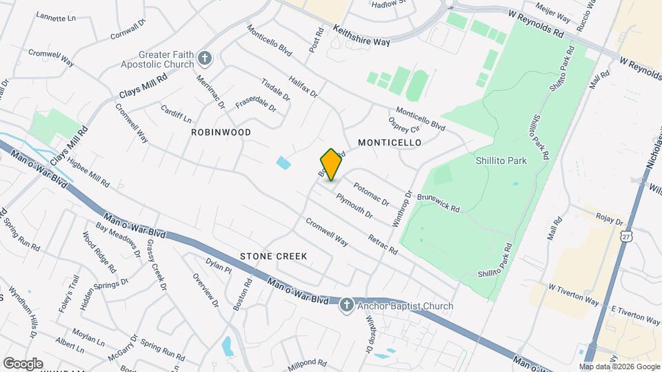 3499 Brunswick Rd Map and Location Details