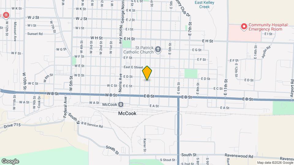 306 E 3rd St Map and Location Details