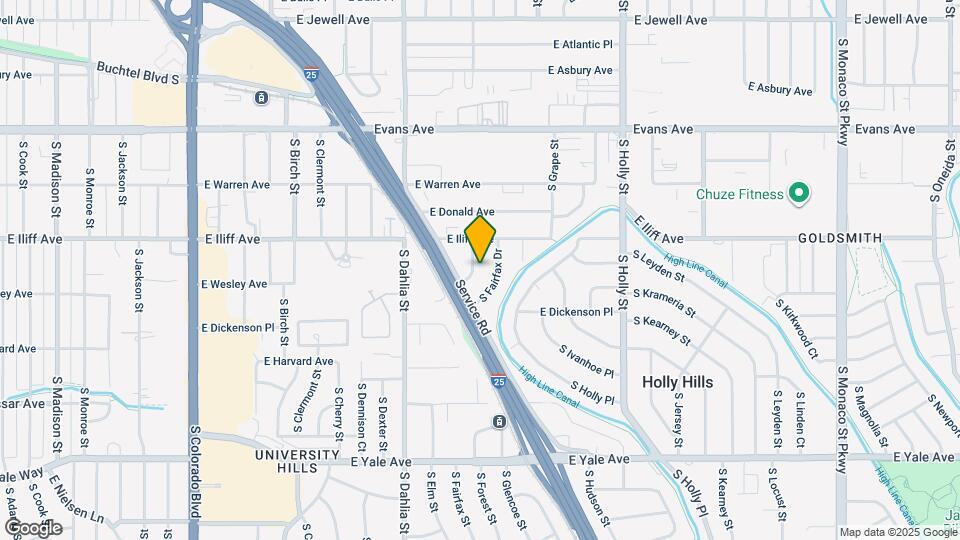 2348 S Elm Dr Map and Location Details
