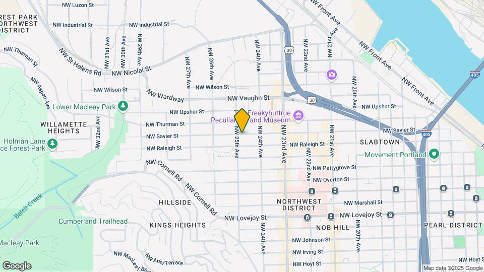2478 NW Savier St Mapa y Detalles de la Ubicación