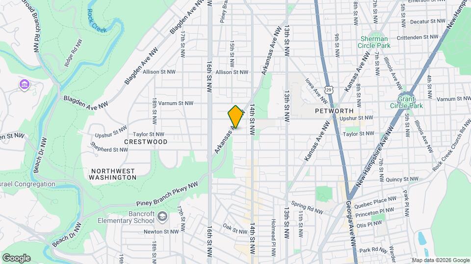1439 Taylor St NW, Unit 3002 Mapa y Detalles de la Ubicación