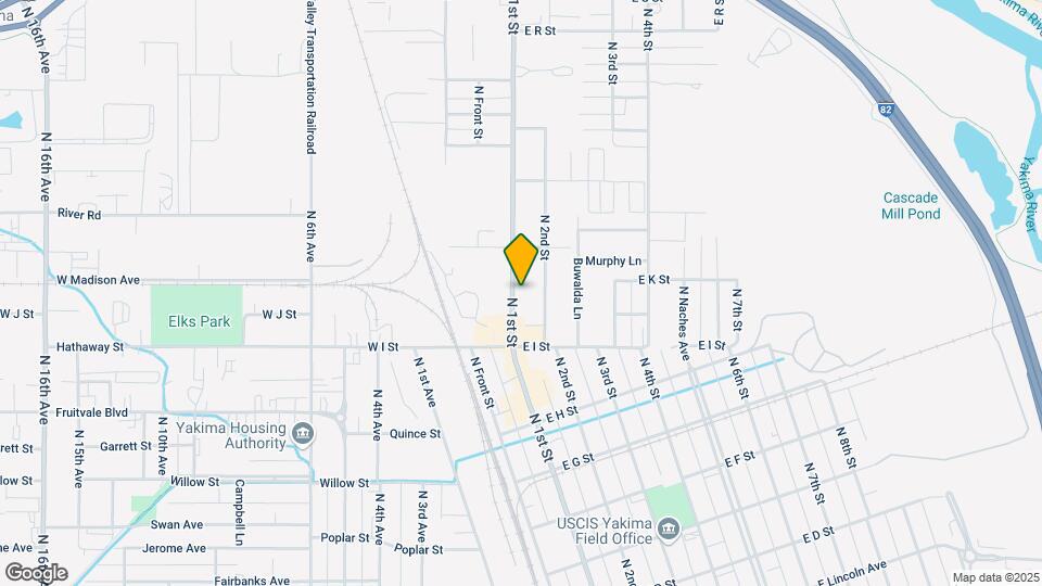 1021 N 1st St Map and Location Details