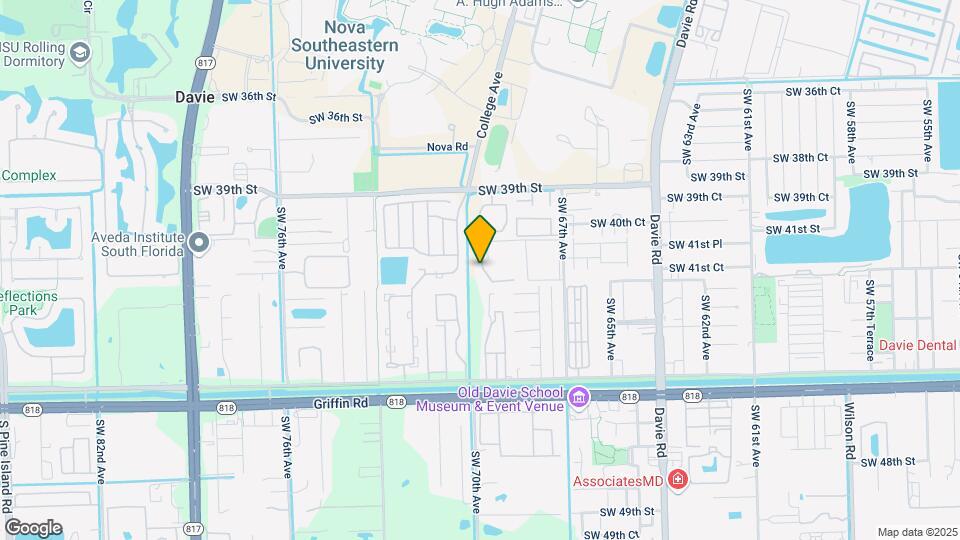 6976 SW 39th St Map and Location Details