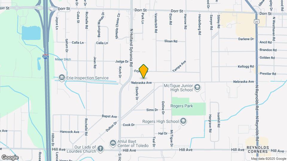 5850 Nebraska Ave Map and Location Details