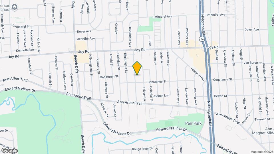 8456 Robindale Ave Map and Location Details