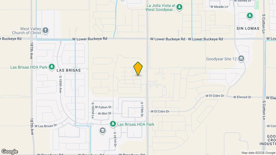 3382 S 179th Dr Map and Location Details