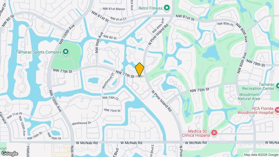 7661 NW 88th Terrace Map and Location Details