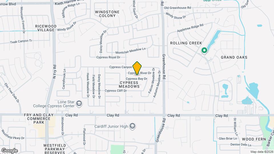 19302 Cypress Bay Dr Map and Location Details