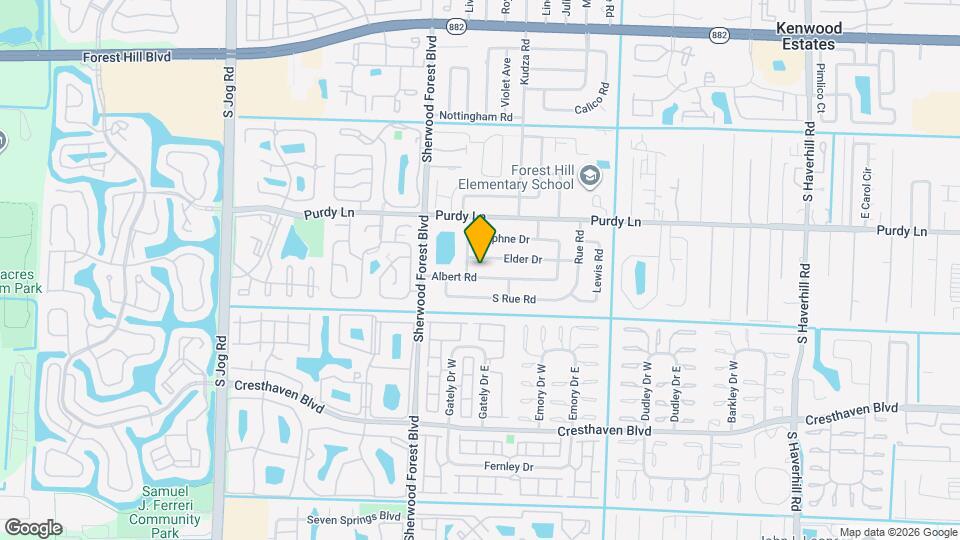 5843 Albert Rd Map and Location Details