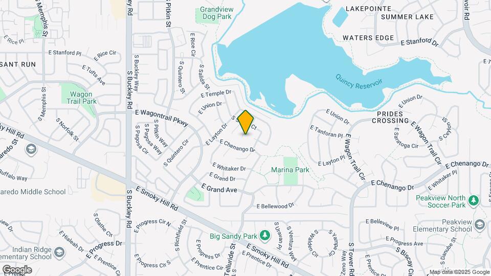 17476 E Plateau Dr Map and Location Details