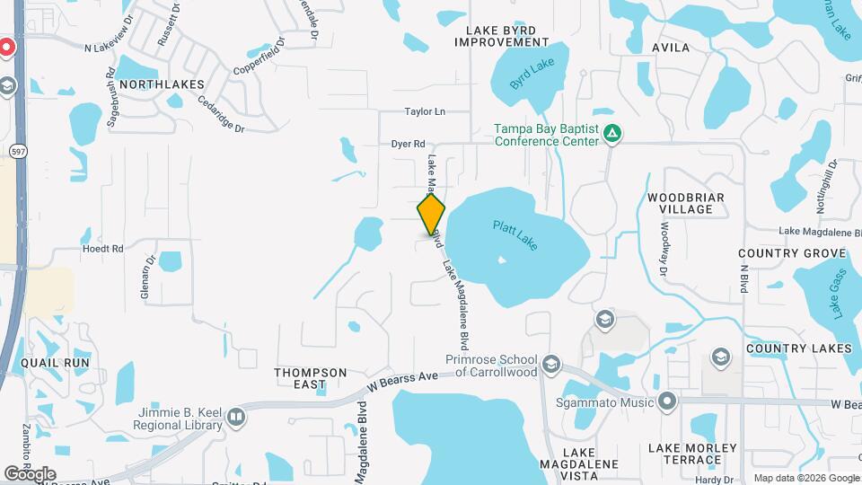 1902 Lake Platt Ln Mapa y Detalles de la Ubicación