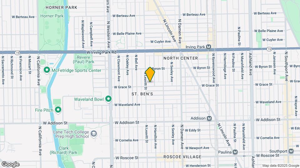 2144 W Grace St Map and Location Details