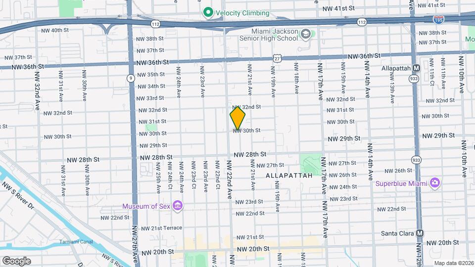 2160 NW 30th St Map and Location Details