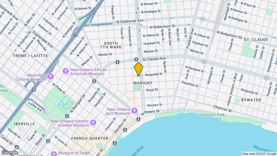 824 Elysian Fields Ave Map and Location Details