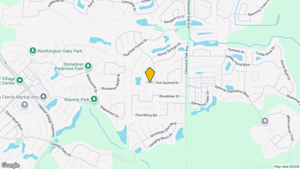 3257 Fox Squirrel Dr Mapa y Detalles de la Ubicación