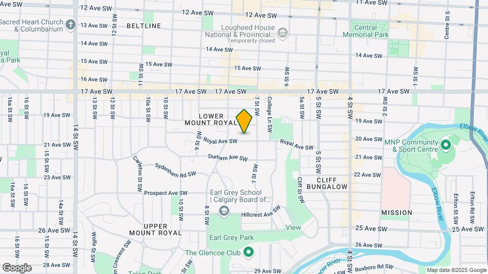 824 Royal Ave SW Map and Location Details