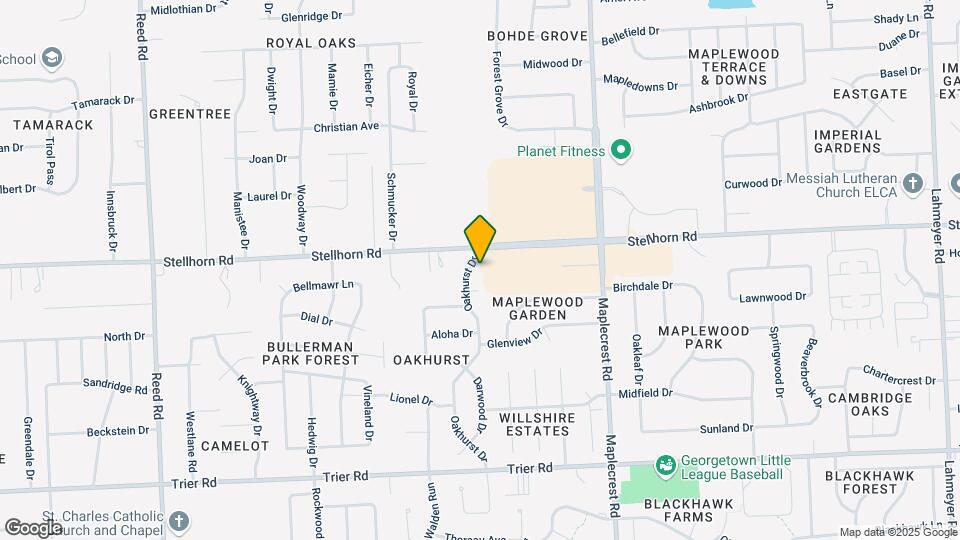 4328 Oakhurst Dr Map and Location Details