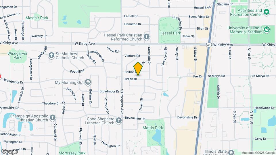 714 Breen Dr Map and Location Details