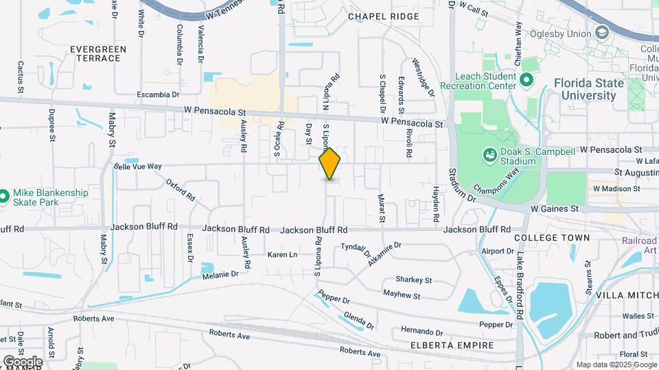 303 S Lipona Rd Map and Location Details