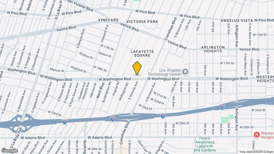 1855 S Victoria Ave Map and Location Details