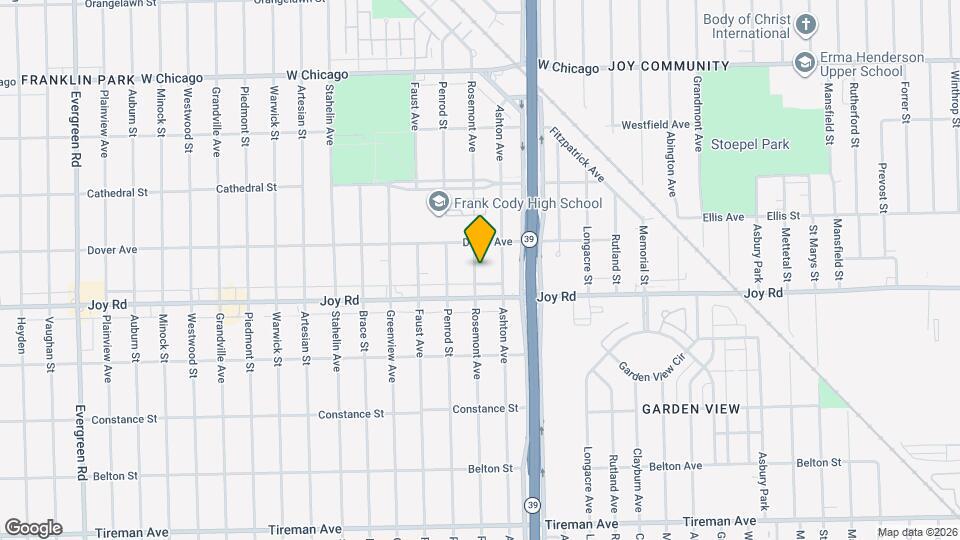 8850 Rosemont Ave Map and Location Details