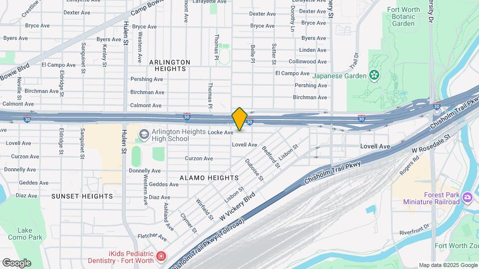 4021 Locke Ave Map and Location Details