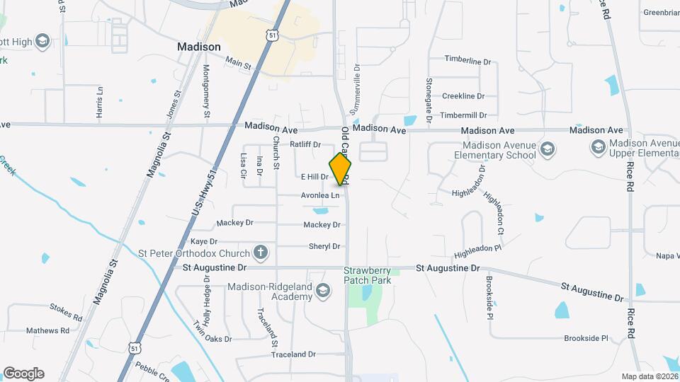 345 Avonlea Ln Map and Location Details