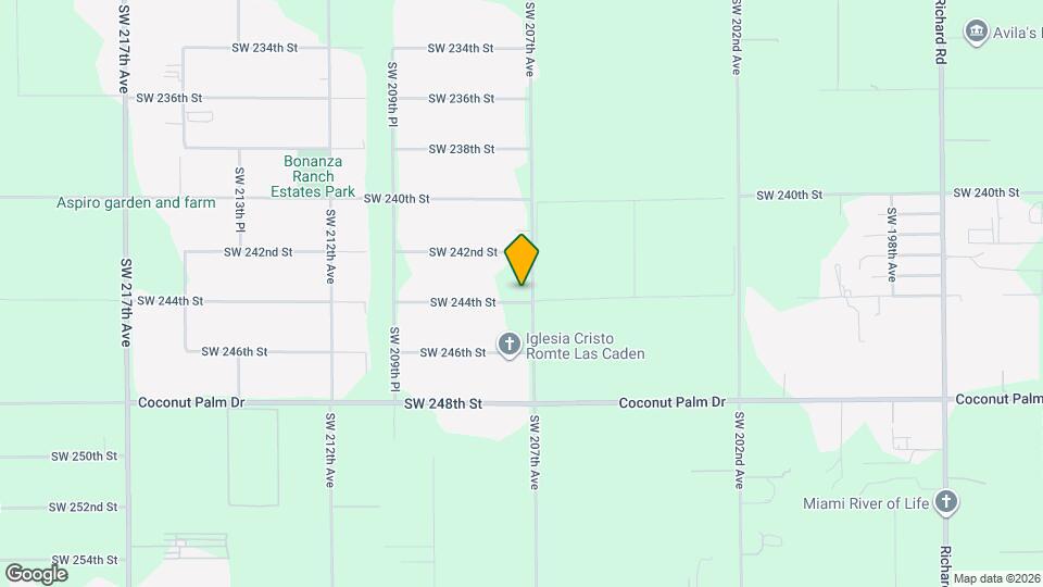 24390 SW 207th Ave Map and Location Details