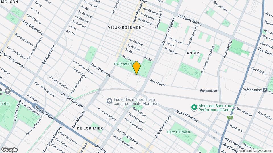 Rosemont Les Quartiers Map and Location Details