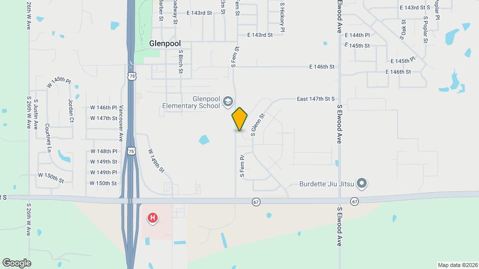 14780 S Fern Pl Map and Location Details