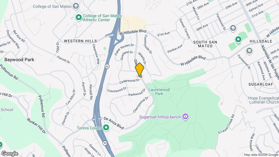 1400 Cedarwood Dr Map and Location Details