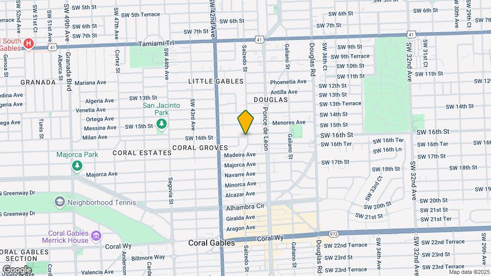 300 Mendoza Ave Map and Location Details