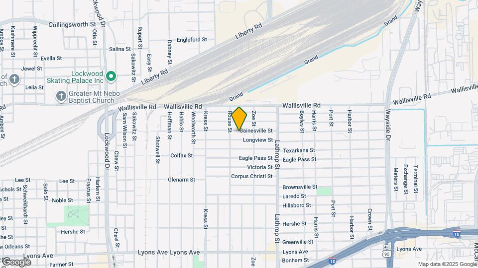 6518 Gainesville St Map and Location Details