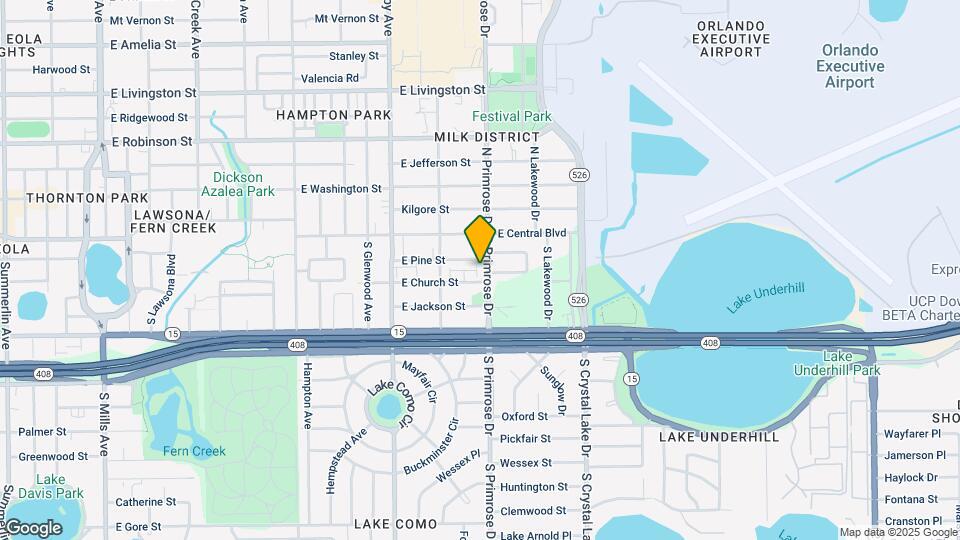 106 S Primrose Dr Map and Location Details