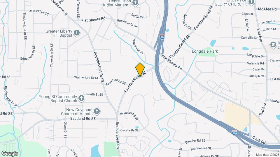 1118 Fayetteville Rd SE Mapa y Detalles de la Ubicación