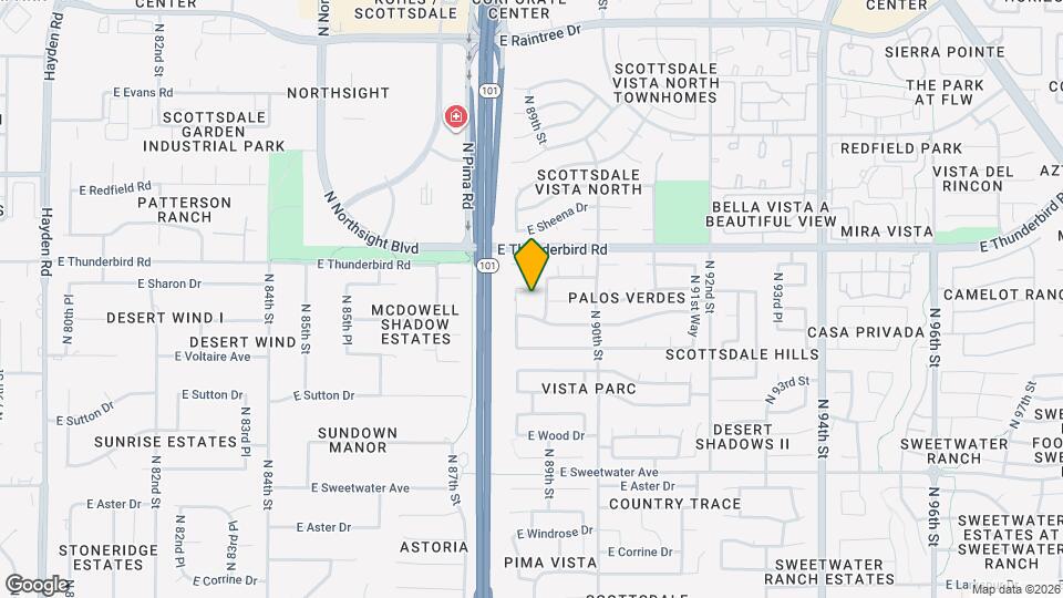 13625 N 88th Pl Map and Location Details