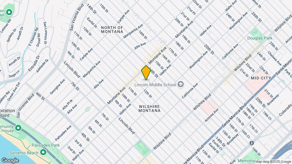 842 Euclid St Mapa y Detalles de la Ubicación