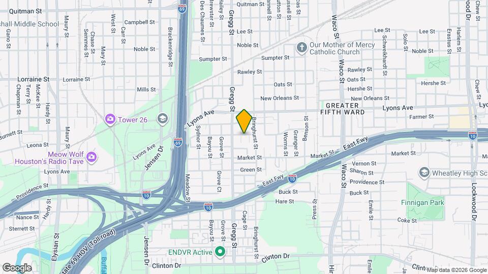 3516 Orange St Map and Location Details