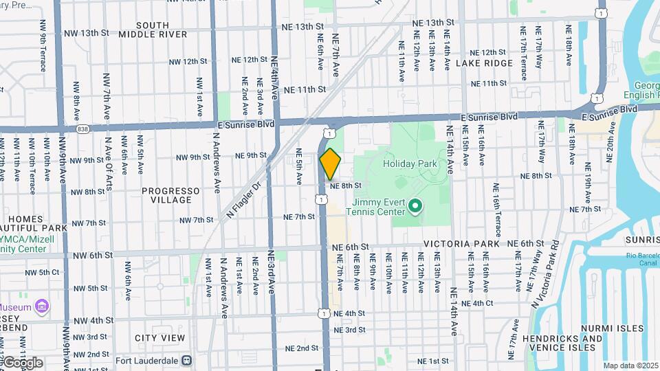 636 NE 8th St Map and Location Details