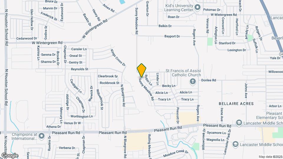 1542 Sunnymeadow Rd Map and Location Details